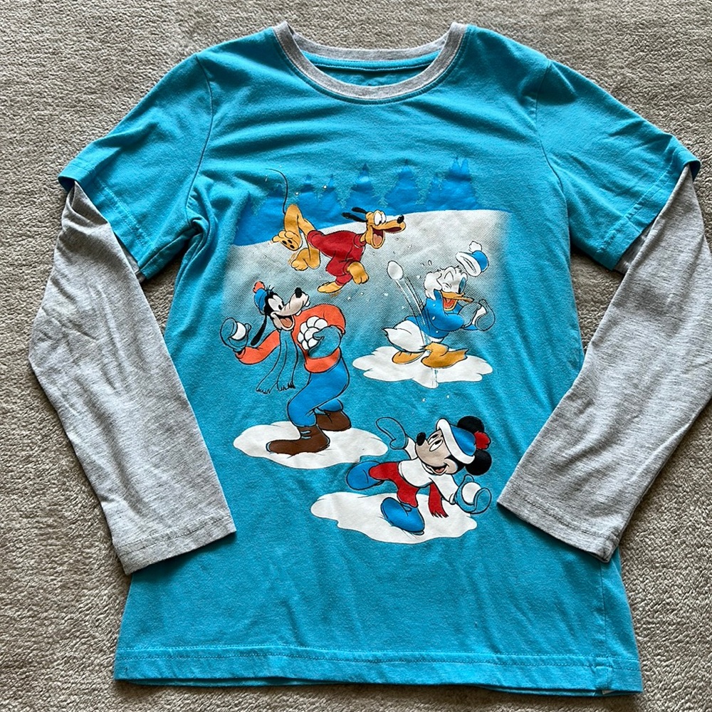 Disney size 7/8 kids long sleeve shirt